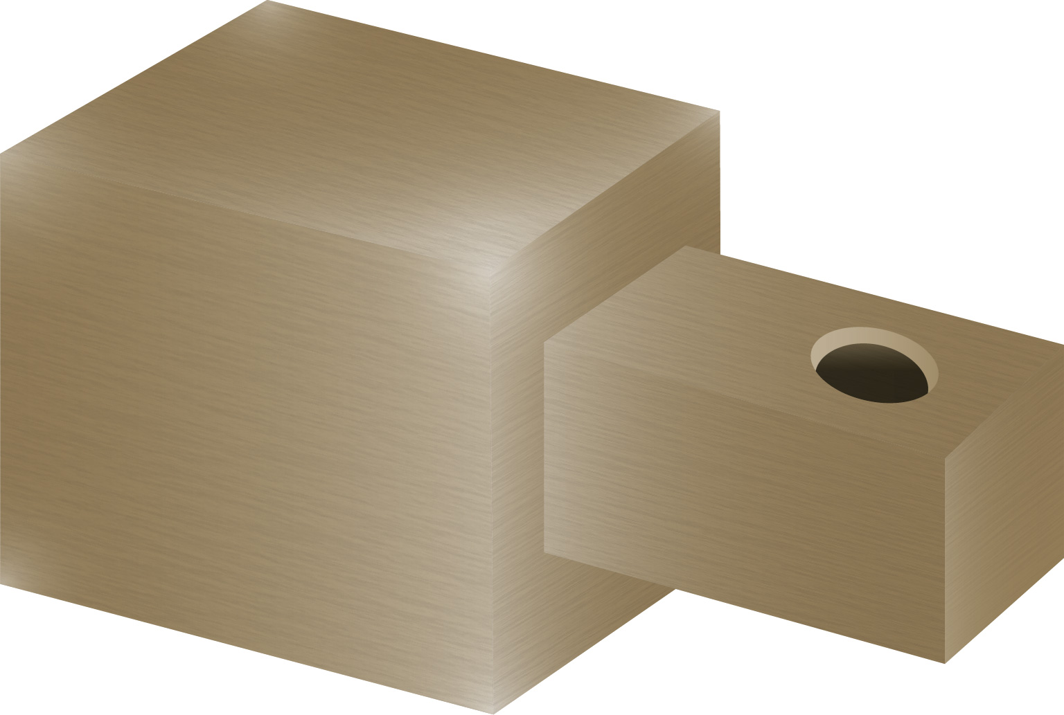 Villeroy & Boch Cavira Angle Hook Gold, 0,8x0,8 cm