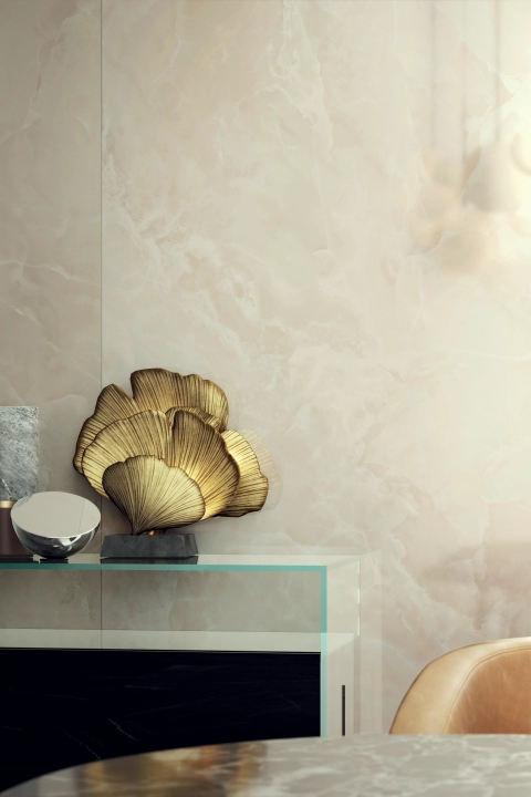 Cotto D'este Vanity Onice Royal Touch, Glossy, 120x120cm, 6.50mm