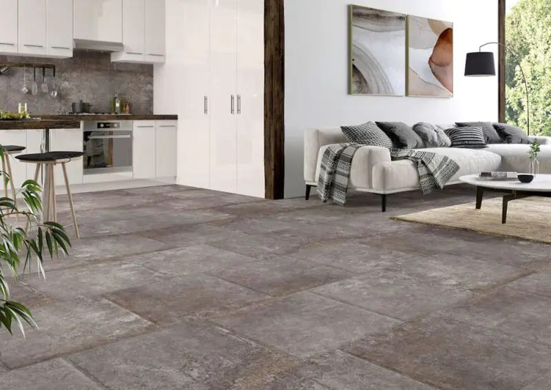 Nordceram Leeds dunkel grau, Bodenfliese 30x60 cm,