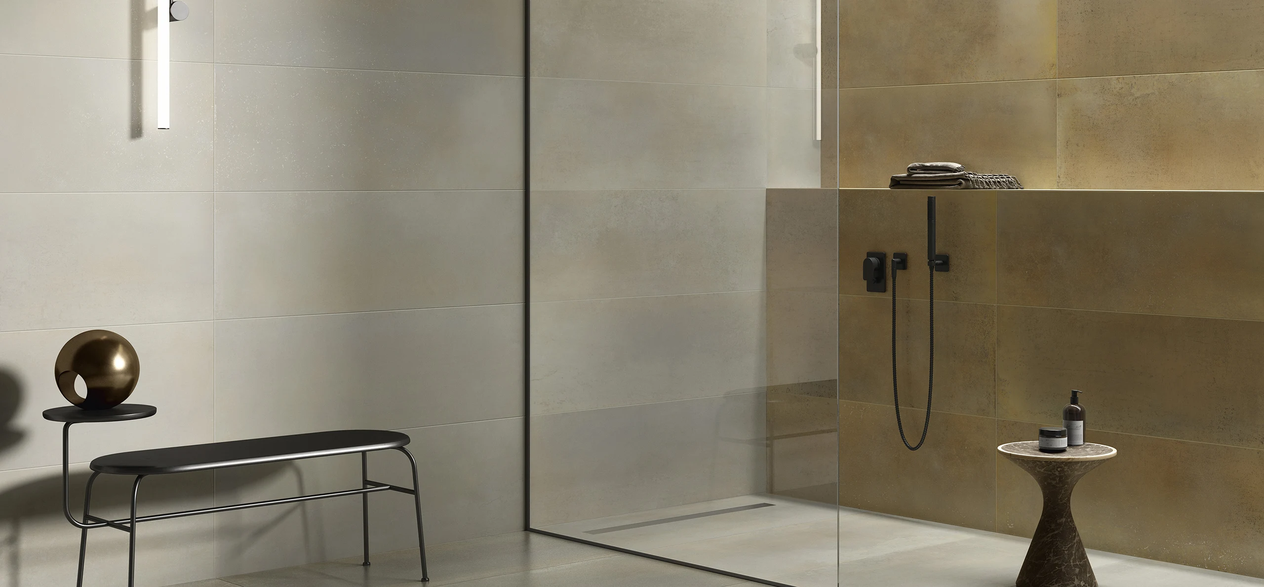 Villeroy & Boch METALCRAFT silver beige 120 × 120 cm