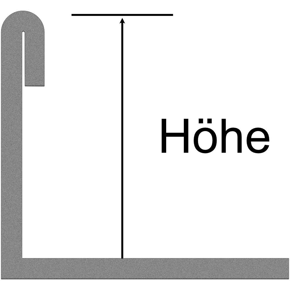 Schlüter Schiene-E Edelstahl V2A